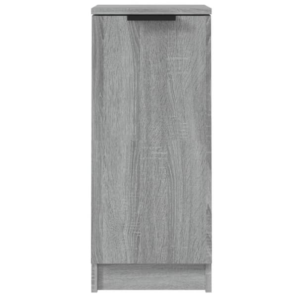 vidaXL skænke 2 stk. 30x30x70 cm konstrueret træ grå sonoma-eg