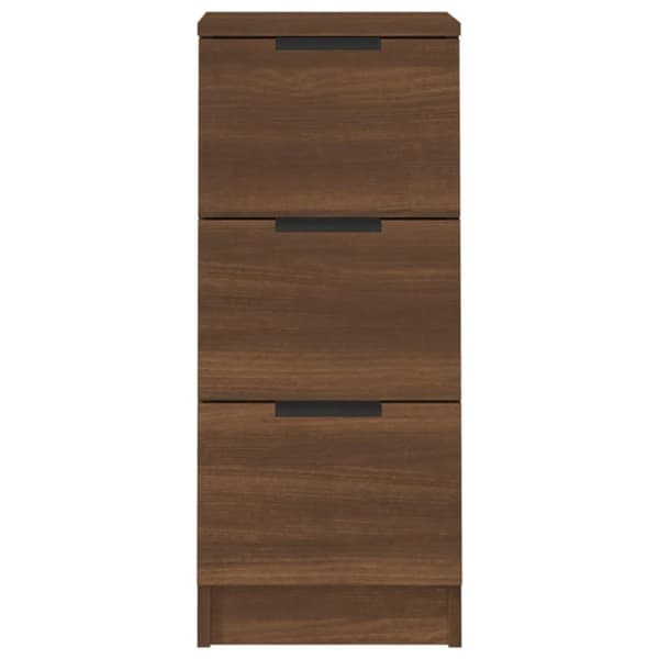 vidaXL skænk 30x30x70 cm konstrueret træ brun egetræsfarve