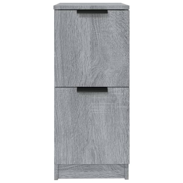 vidaXL Senkit 2 kpl harmaa Sonoma 30x30x70 cm tekninen puu