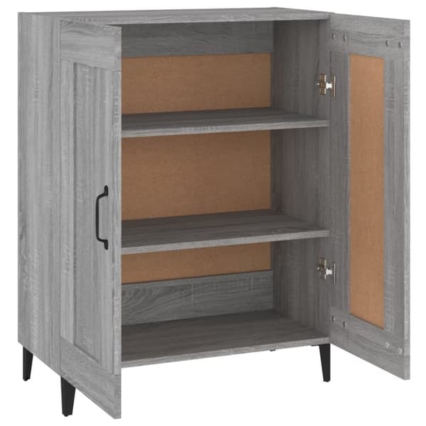 vidaXL Senkki harmaa Sonoma 69,5x34x90 cm tekninen puu