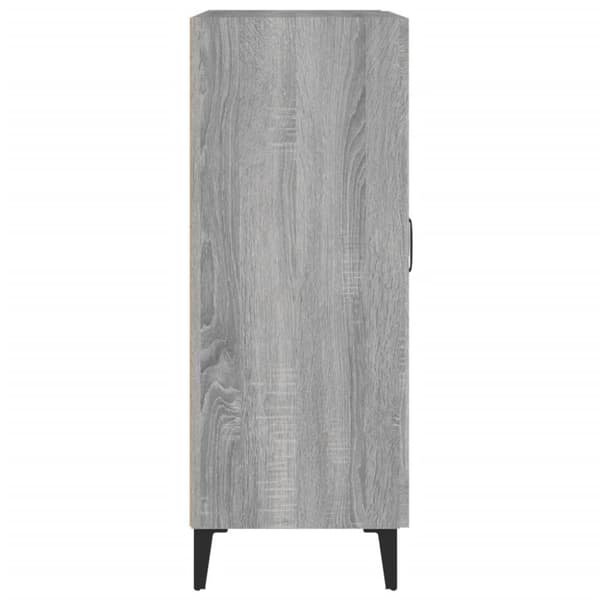vidaXL Senkki harmaa Sonoma 69,5x34x90 cm tekninen puu
