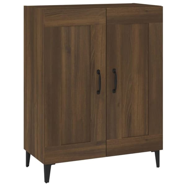 vidaXL Senkki ruskea tammi 69,5x34x90 cm tekninen puu
