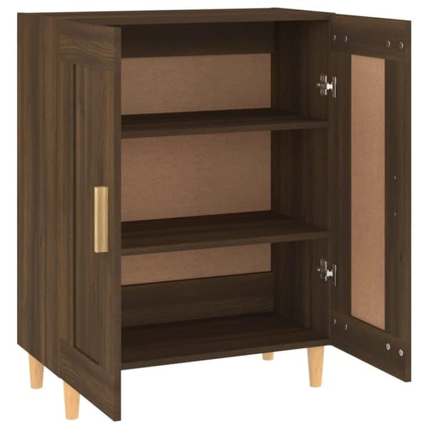 vidaXL Senkki ruskea tammi 69,5x34x90 cm tekninen puu