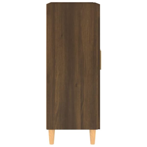 vidaXL Senkki ruskea tammi 69,5x34x90 cm tekninen puu