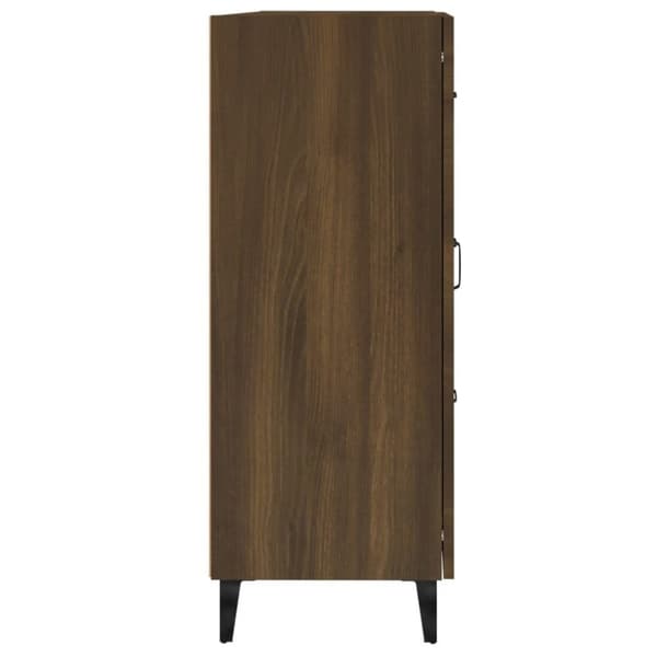 vidaXL Senkki ruskea tammi 69,5x34x90 cm tekninen puu