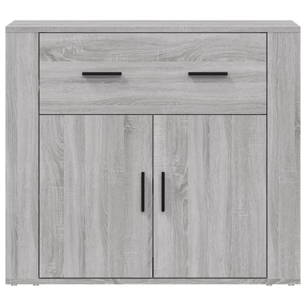 vidaXL Senkki harmaa Sonoma 80x33x70 cm tekninen puu
