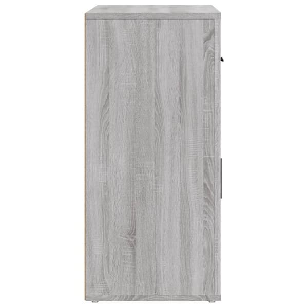 vidaXL Senkki harmaa Sonoma 80x33x70 cm tekninen puu