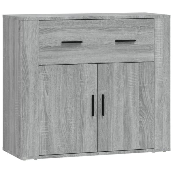 vidaXL Senkki harmaa Sonoma 80x33x70 cm tekninen puu
