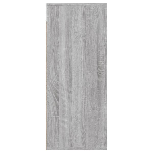 vidaXL Seinäkaappi harmaa Sonoma 80x33x80 cm tekninen puu