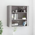 Pikkukuva 2 / 10: vidaXL Seinäkaappi harmaa Sonoma 80x33x80 cm tekninen puu