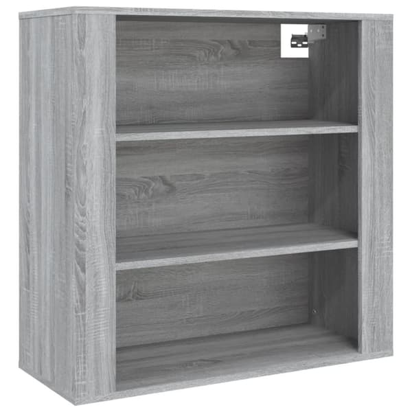 vidaXL Seinäkaappi harmaa Sonoma 80x33x80 cm tekninen puu