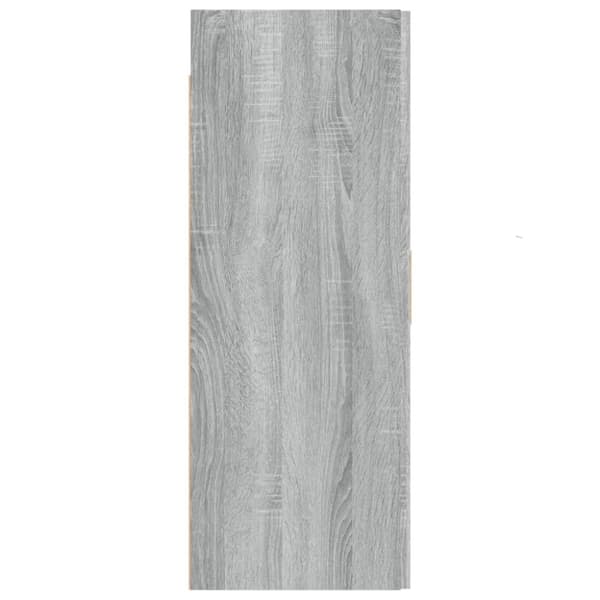 vidaXL Riippuva seinäkaappi harmaa Sonoma 69,5x34x90 cm