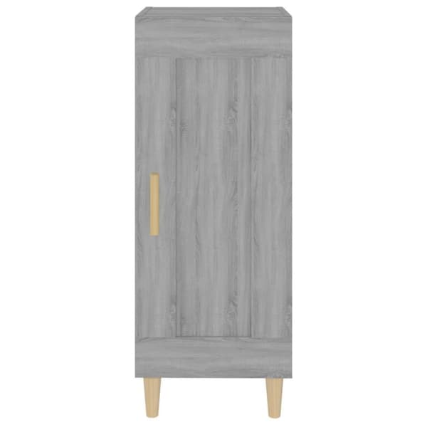 vidaXL Senkki harmaa Sonoma 34,5x34x90 cm tekninen puu