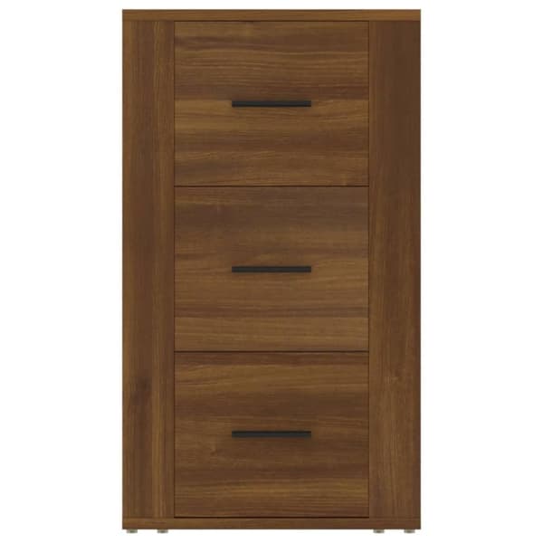 vidaXL skænk 40x33x70 cm konstrueret træ brun egetræsfarve