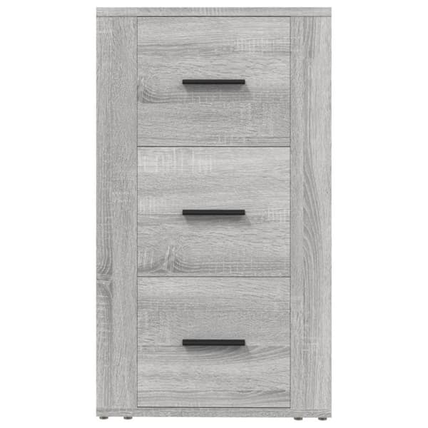 vidaXL skænk 40x33x70 cm konstrueret træ grå sonoma-eg