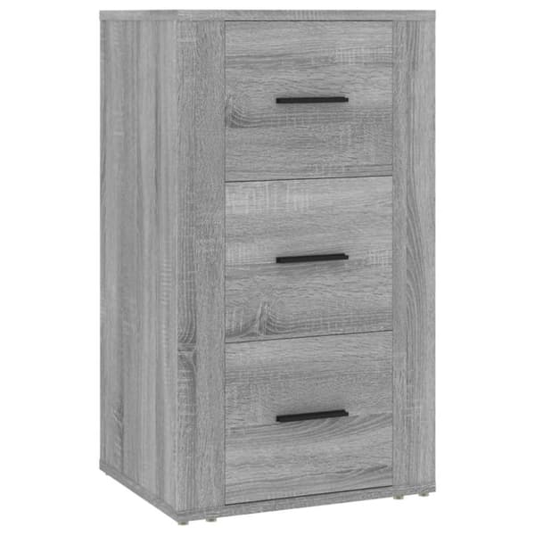 vidaXL skænk 40x33x70 cm konstrueret træ grå sonoma-eg