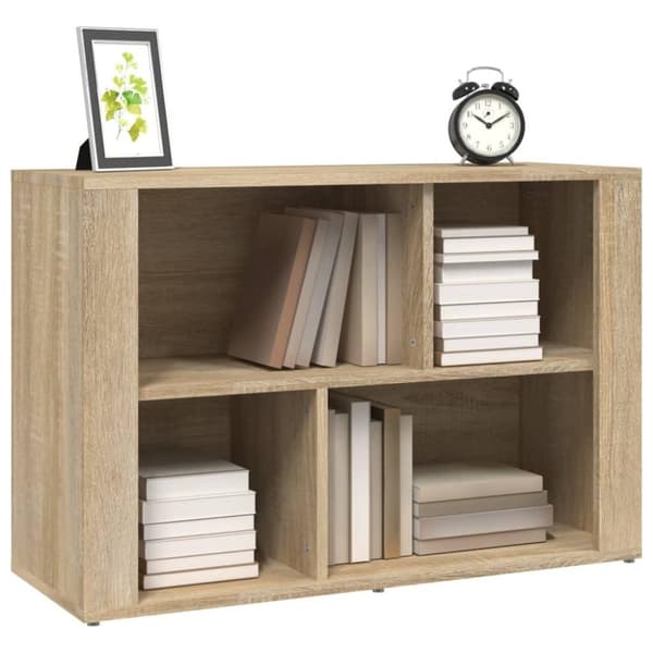 vidaXL skænk 80x30x54 cm konstrueret træ sonoma egetræsfarve