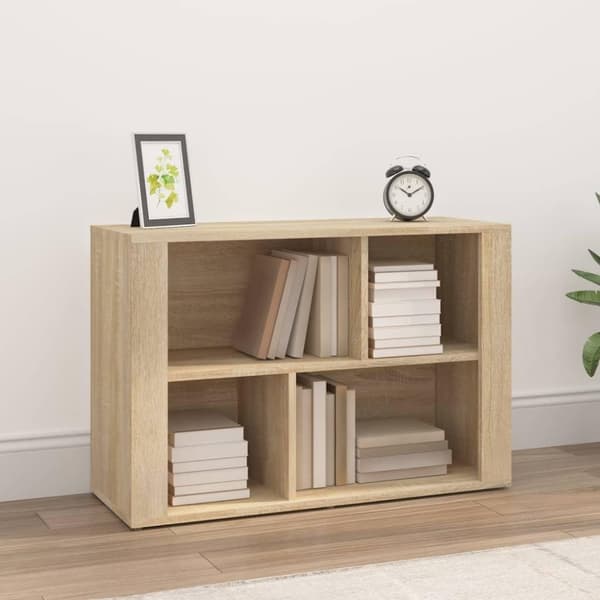 vidaXL skænk 80x30x54 cm konstrueret træ sonoma egetræsfarve