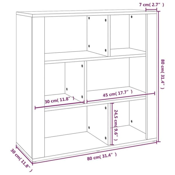 vidaXL Senkki korkeakiilto valkoinen 80x30x80 cm tekninen puu