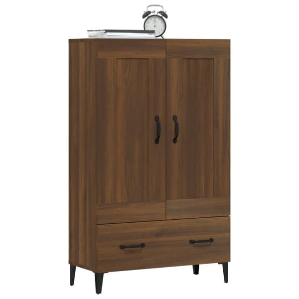 vidaXL Skåp brun ek 70x31x115 cm konstruerat trä