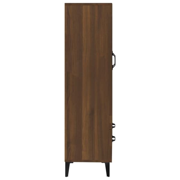 vidaXL Skåp brun ek 70x31x115 cm konstruerat trä