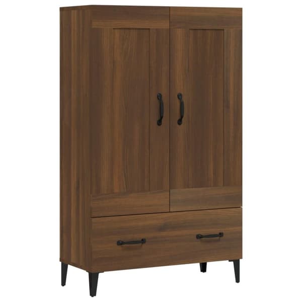 vidaXL Skåp brun ek 70x31x115 cm konstruerat trä
