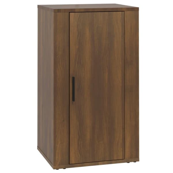 vidaXL Skjenk brun eik 40x33x70 cm konstruert tre