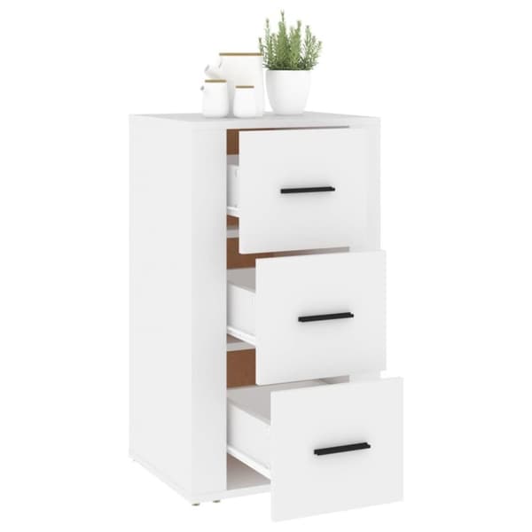 vidaXL Skåp vit 40x33x70 cm konstruerat trä