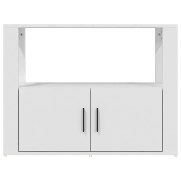 vidaXL Skåp vit 80x30x60 cm konstruerat trä