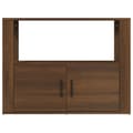 Miniatyrbilde 6 av 11: vidaXL Skjenk brun eik 80x30x60 cm konstruert tre