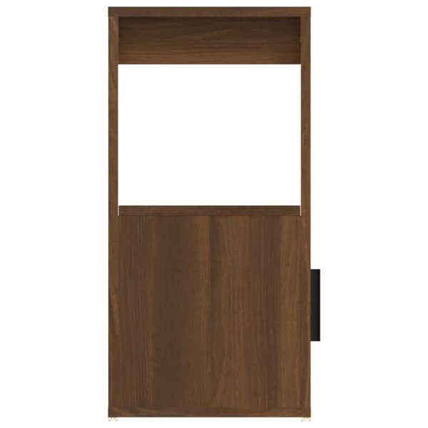 vidaXL Skjenk brun eik 80x30x60 cm konstruert tre