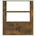Miniatyrbilde 6 av 11: vidaXL Skjenk røkt eik 80x30x90 cm konstruert tre