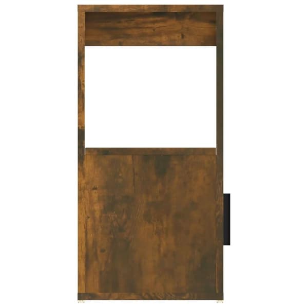 vidaXL Skjenk røkt eik 80x30x60 cm konstruert tre