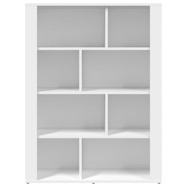 vidaXL skænk 80x30x106 cm konstrueret træ hvid