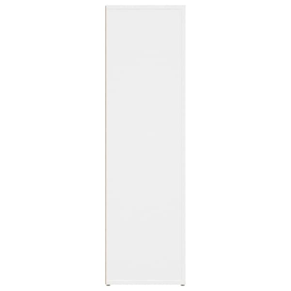 vidaXL skænk 80x30x106 cm konstrueret træ hvid
