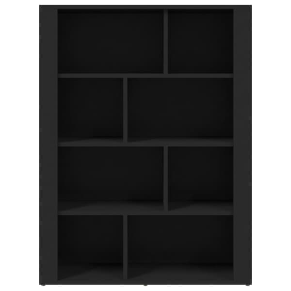 vidaXL Skänk svart 80x30x106 cm konstruerat trä