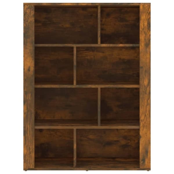 vidaXL Skjenk røkt eik 80x30x106 cm konstruert tre