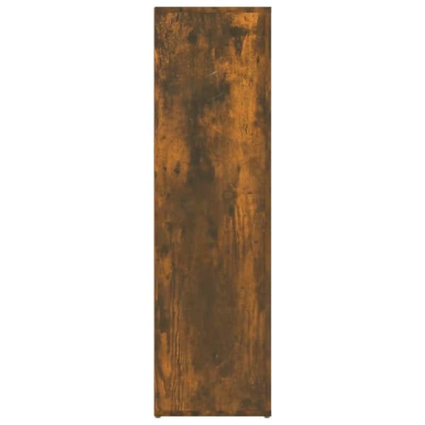 vidaXL Skjenk røkt eik 80x30x106 cm konstruert tre