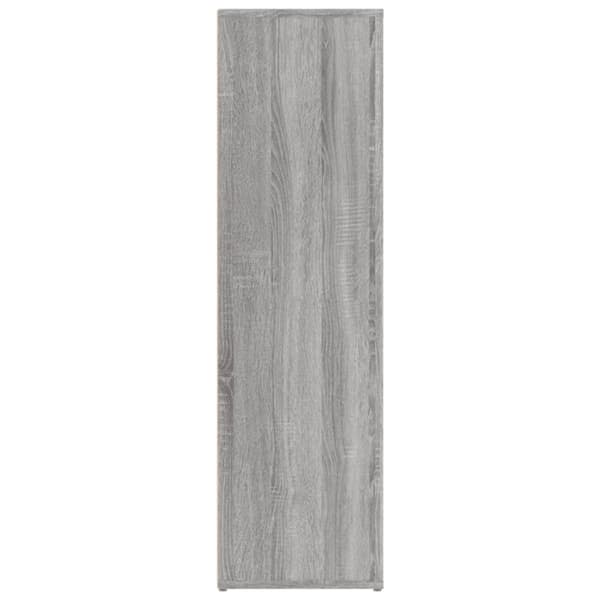 vidaXL Skjenk grå sonoma 80x30x106 cm konstruert tre