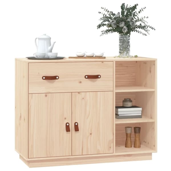 vidaXL Skjenk 98,5x40x75 cm heltre furu