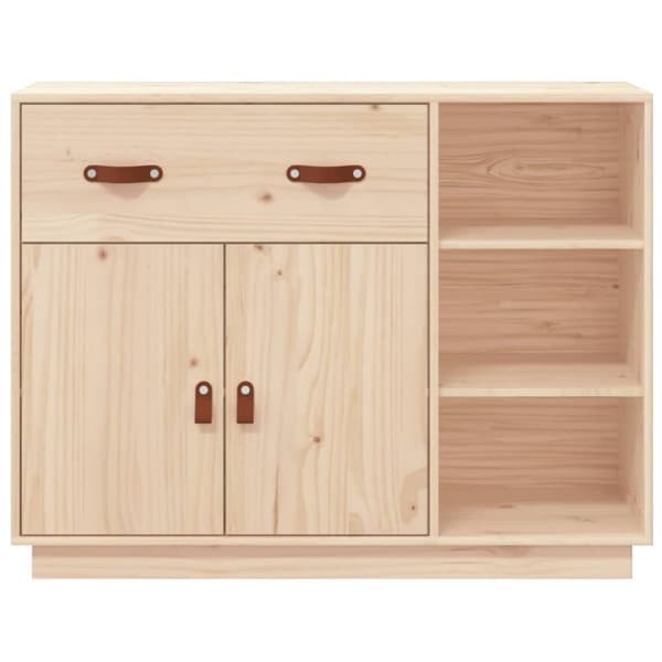 vidaXL Skjenk 98,5x40x75 cm heltre furu
