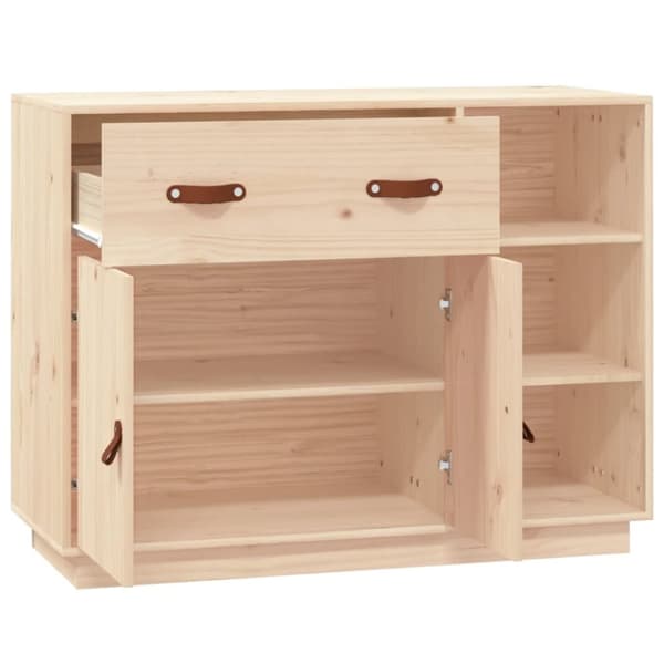 vidaXL Skjenk 98,5x40x75 cm heltre furu