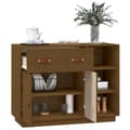 Miniatyrbilde 4 av 11: vidaXL Skjenk honningbrun 98,5x40x75 cm heltre furu