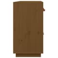 Miniatyrbilde 7 av 11: vidaXL Skjenk honningbrun 98,5x40x75 cm heltre furu