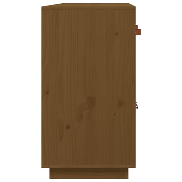 vidaXL Skjenk honningbrun 98,5x40x75 cm heltre furu