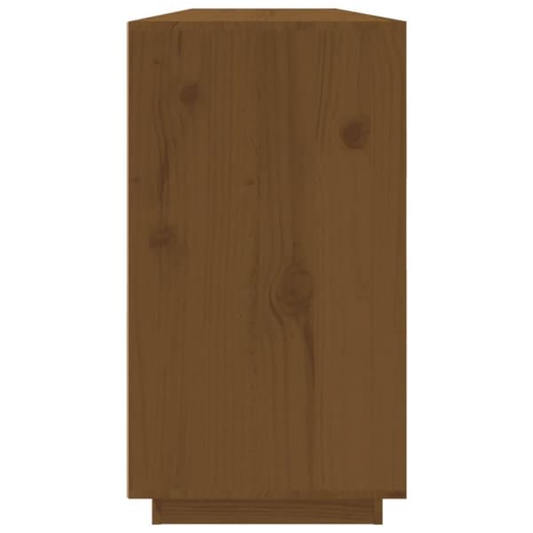 vidaXL Skjenk honningbrun 100x40x75 cm heltre furu
