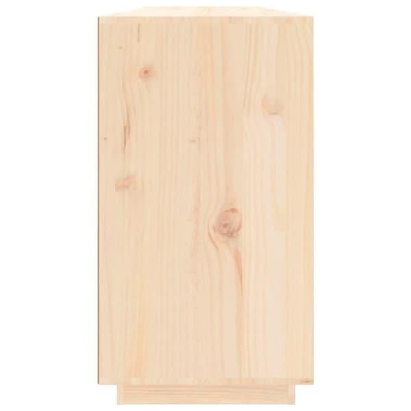 vidaXL Byrå 100x40x75 cm massiv furu