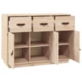 Miniatyrbilde 5 av 11: vidaXL Skjenk 100x40x75 cm heltre furu