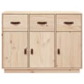 Miniatyrbilde 6 av 11: vidaXL Skjenk 100x40x75 cm heltre furu