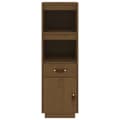 Miniatyrbilde 5 av 11: vidaXL Highboard honningbrun 34x40x108,5 cm heltre furu